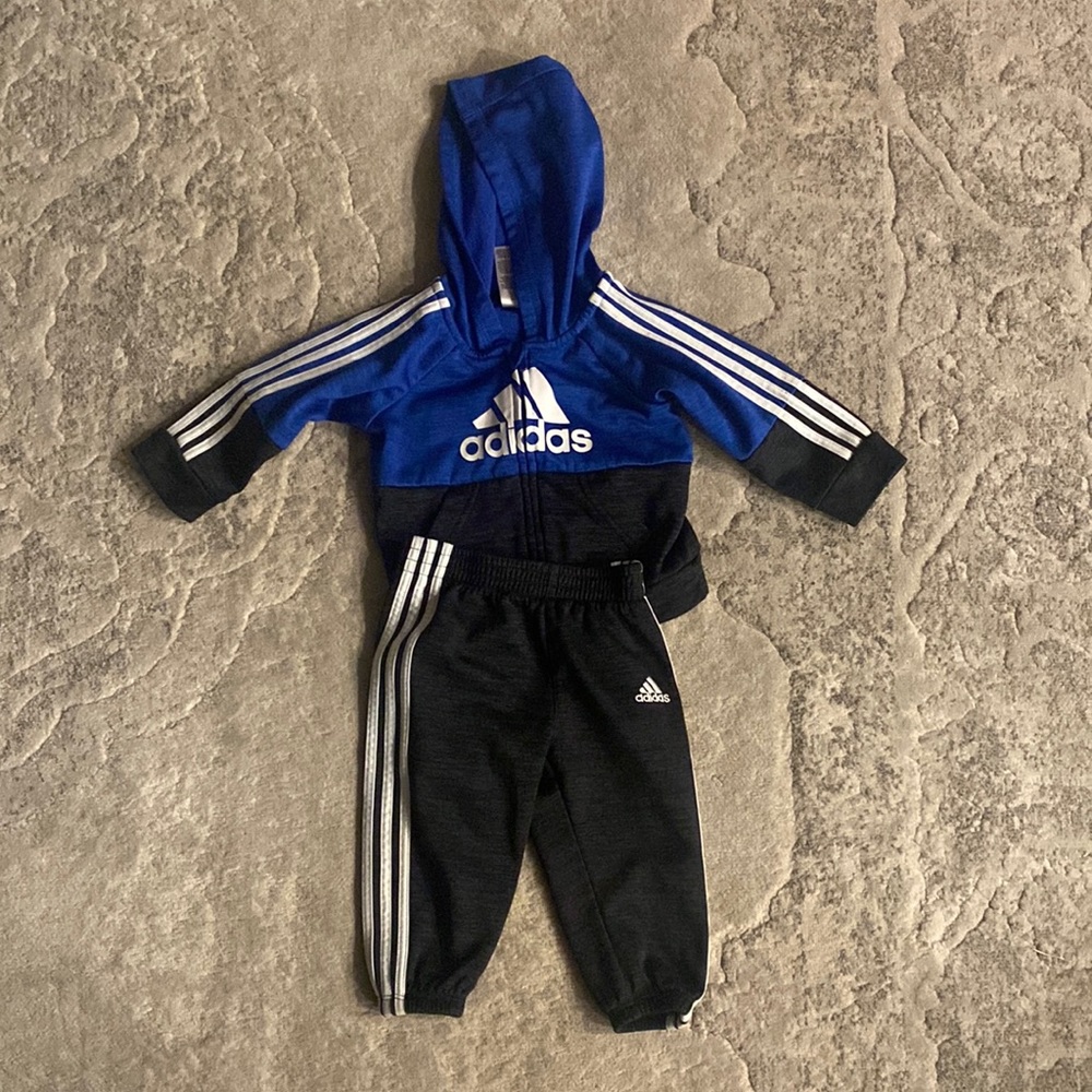 Adidas tracksuit sweat set for baby/toddler